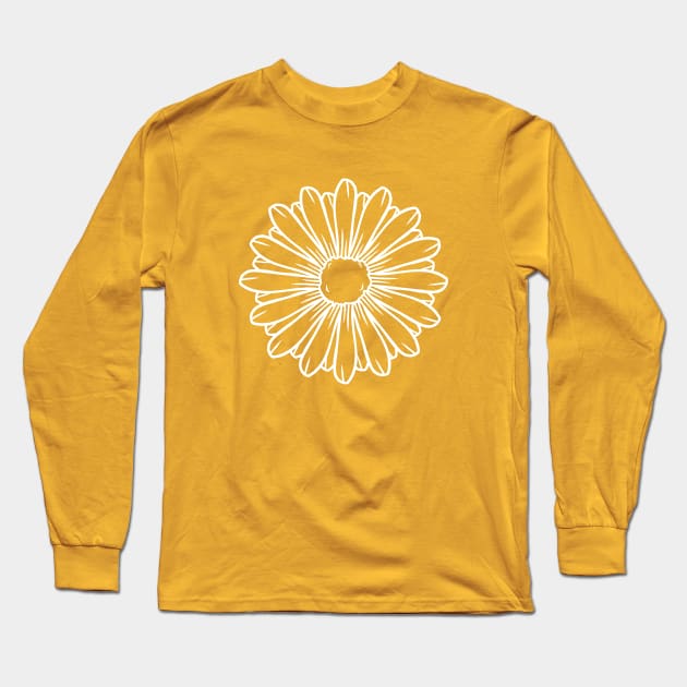 daisy flower Long Sleeve T-Shirt by theDK9